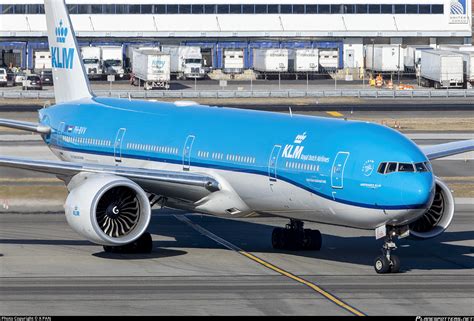 KLM Royal Dutch Boeing 777.